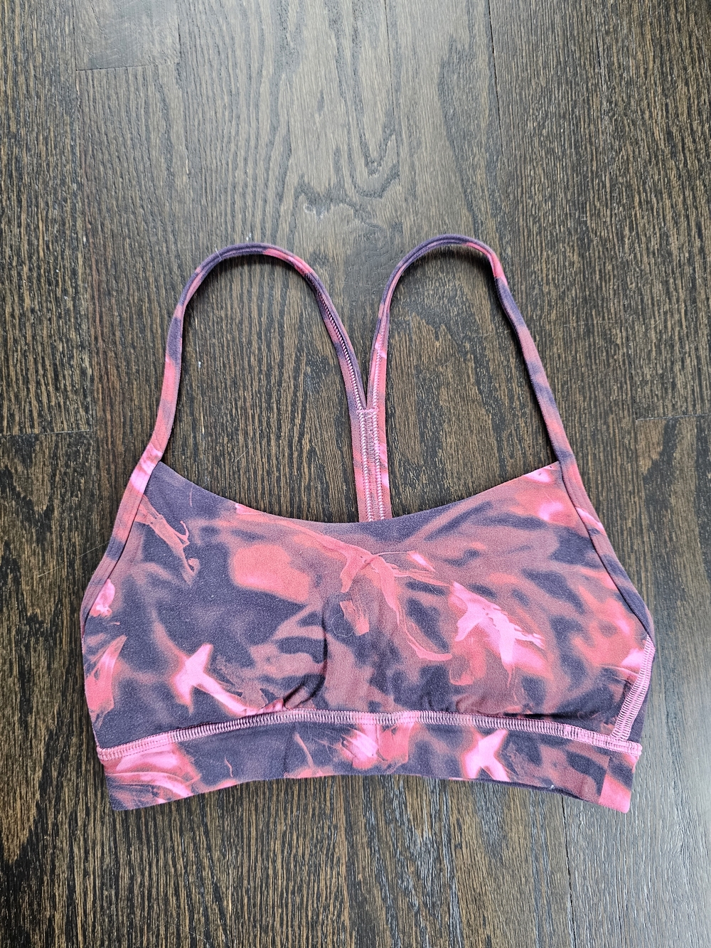 Women's Pink Tie-Dye Sports Bralette Lululemon